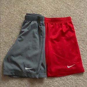 Lot of 2 Boys Mesh Nike Shorts